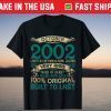 October 2002 Limited Edition 19th Birthday 19 Years Old 2021 Shirt