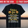 October Birthday - Sunflower October Girl 2021 Shirt