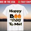October Halloween Birthday Pumpkin Boo Birthday Unisex Shirt
