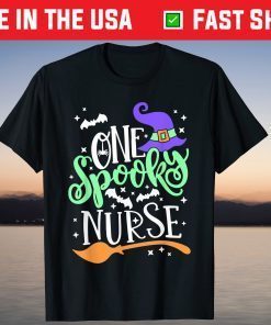 One Spooky Nurse Halloween Costume Gift Shirt