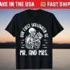 Our First Halloween As Mr And Mrs Skeleton Married Couple Classic T-Shirt