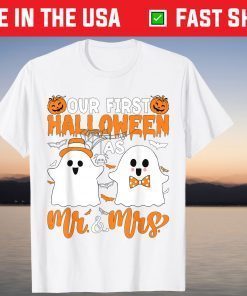 Our First Halloween As Mr. And Mrs. Married Couple T-Shirt