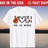 Peace Love Halloween 31st October Happy Halloween Day Tee Shirt