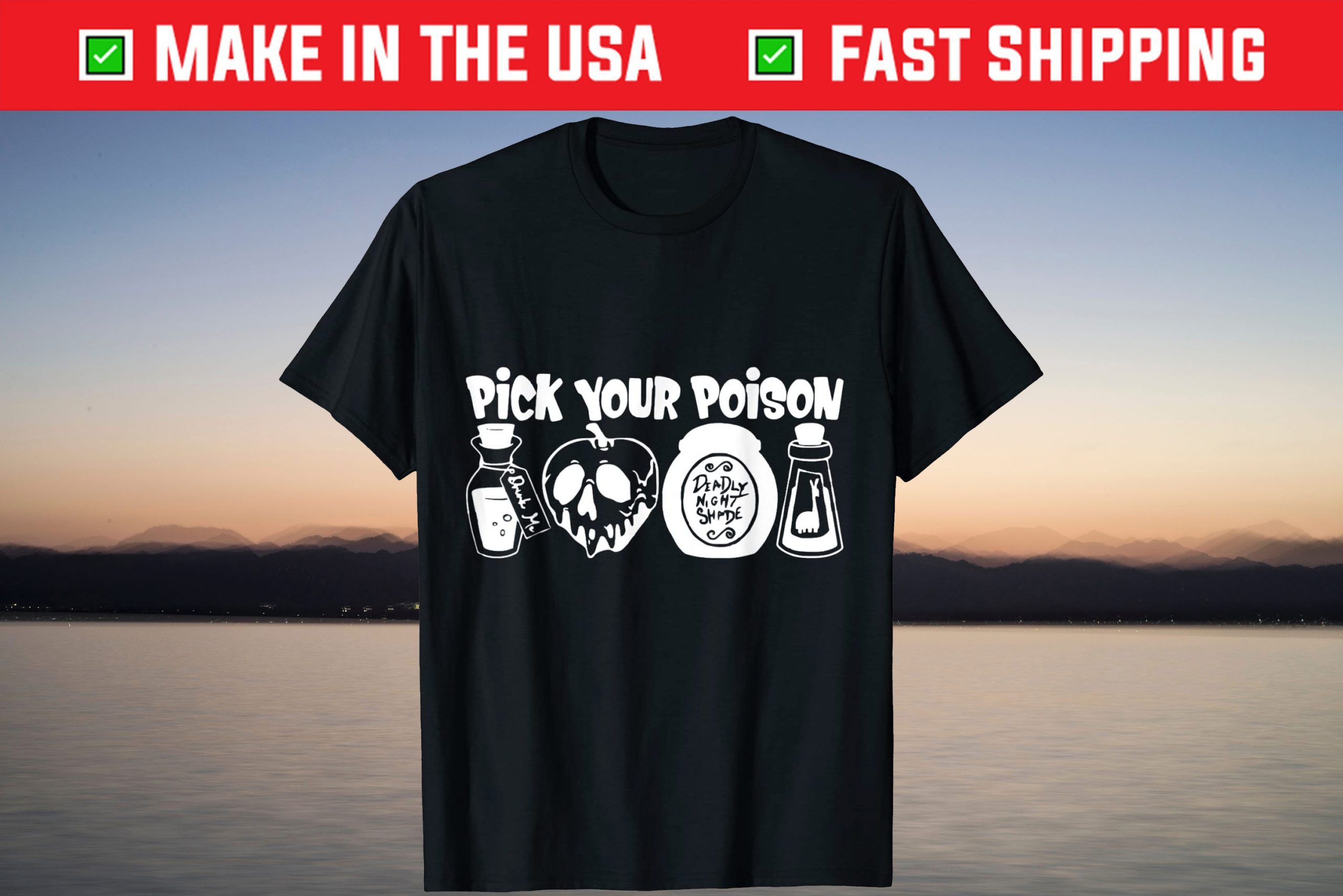 Pick Your Poison Halloween Gift Shirt Pick Your Poison Halloween Gift Shirt