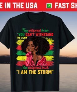 Proud Black African American Ladies Black History Month Tee Shirt