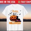 Pumpkin Jack O Lantern Witch Spooky Happy Halloween Costume Tee Shirt