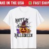Pumpkin Jack O Lantern Witch Spooky Happy Halloween Costume Tee Shirt