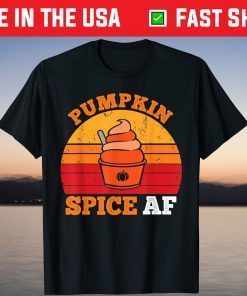 Pumpkin Spice Af Funny Apparel Halloween costume Classic T-Shirt