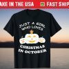 Pumpkin Tree Christmas In October Halloween Costume Tee Shirt