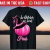 Pumpkin Witch Halloween Breast Cancer Awareness We Wear Pink Tee Shirt