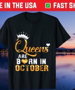 Queens are Born in October Classic T-Shirt