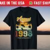 Retro 23 Years Old 23rd Birthday Vintage Born In August 1998 Tee Shirt