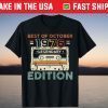 Retro Best of October 1976 Mixtape Vintage 45th Birthday Gift Shirt