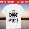 Scary Halloween Black Cat One Spooky Opa Gift Shirt
