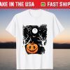 Scary Halloween Pumpkin Tee Shirt