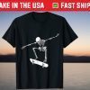 Skateboarding Skeleton Gift Shirt