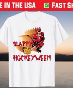 Slappy Hockeyween Pampkin Halloween Costume T-Shirt