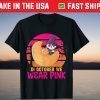 Sloth Pumpkin Halloween Breast Cancer Awareness Tee Shirt