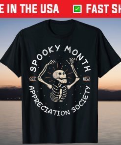 Spooky Month Appreciation Society Creepy Halloween Costume T-Shirt