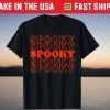 Spooky Pumpkin October Halloween Party Costume Scary Tee Shirt