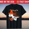 Spooky Saurus Rex Halloween Scary T Rex Dinosaur Pumpkin Gift T-Shirt