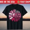 Sunflower Pink Breast Cancer Awareness Women Warrior Support Us 2021 Shirt