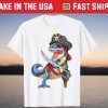T-Rex Saurus Pirate Trick Or Treat Halloween Costume T-Shirt