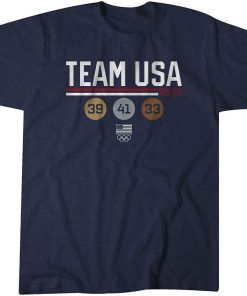 Team USA Medal Count Limited Shirt