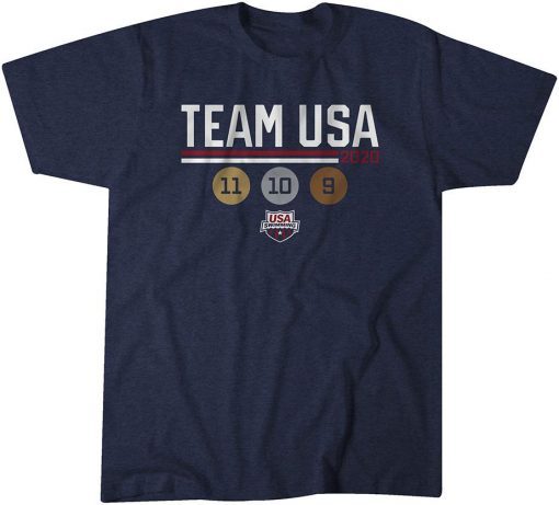 Team USA Swimming Medal Count 2021 Shirt