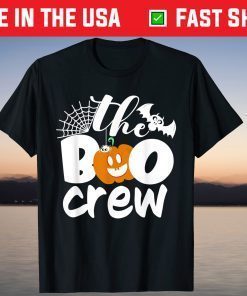 The Boo Crew Pumpkin Halloween Tee Shirt