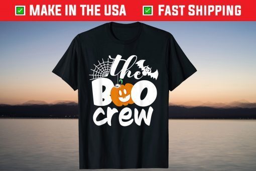 The Boo Crew Pumpkin Halloween Tee Shirt