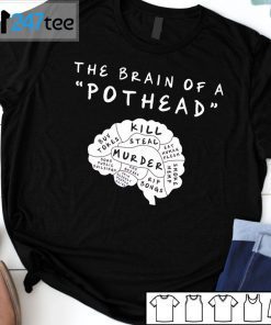 The Brain Of A Pothead Kill Steal Murder 2021 Shirt