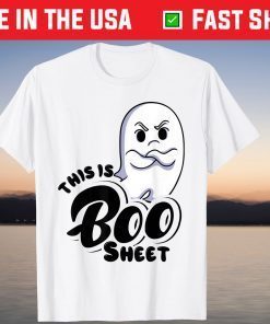 This Is Boo Sheet Boos Ghost Halloween Tee Shirt