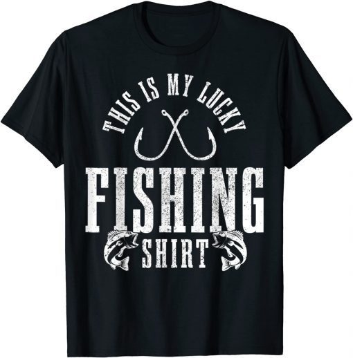 This Is My Lucky Fishing 2021 T-Shirt