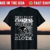 This Is my Human Costume I'm Really a sloth Halloween Gift Shirt