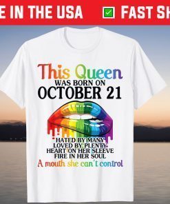 This Queen Was Born On October 30 Happy Birthday To Me You Tee Shirt