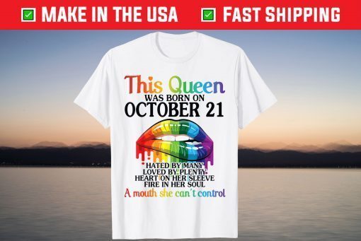 This Queen Was Born On October 30 Happy Birthday To Me You Tee Shirt