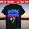 This Slime Queen Is 7 Birthday Gift Shirt