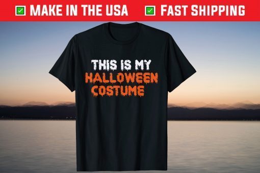 This is my Halloween Costume Tee Shirts