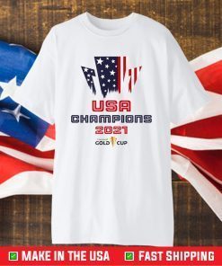 USA Champions 2021 Gold Cup Concacaf Tee Shirt