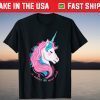 Unicorn Halloween Ribbon In October We Wear Pink Gift T-Shirt