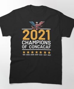 Usa Soccer Team Champions Concacaf Gold Cup 2021 Official Shirt