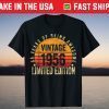 Vintage 1956 Limited Edition 65th Birthday 65 Year Old 2021 Shirt