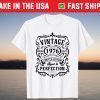 Vintage 1976 Limited Edition 45th Birthday 45 Years Old Tee Shirt