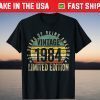 Vintage 1984 Limited Edition 37th Birthday 37 Year Old Tee Shirt