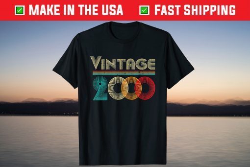 Vintage 2000 21st Birthday 21 Years Old Tee Shirt