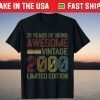 Vintage 2000 Limited Edition 21th Birthday 21 Year Old Tee Shirt