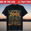 Vintage 2001 October 20th Birthday 20 Years Old Gift Shirt