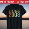 Vintage 2003 18Th Birthday 18 Years Old Tee Shirt