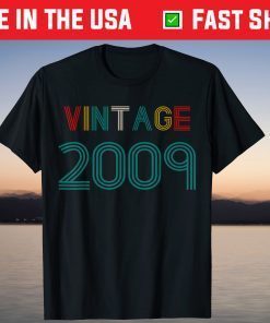 Vintage 2009 Retro 12 Years Old Gift Shirt